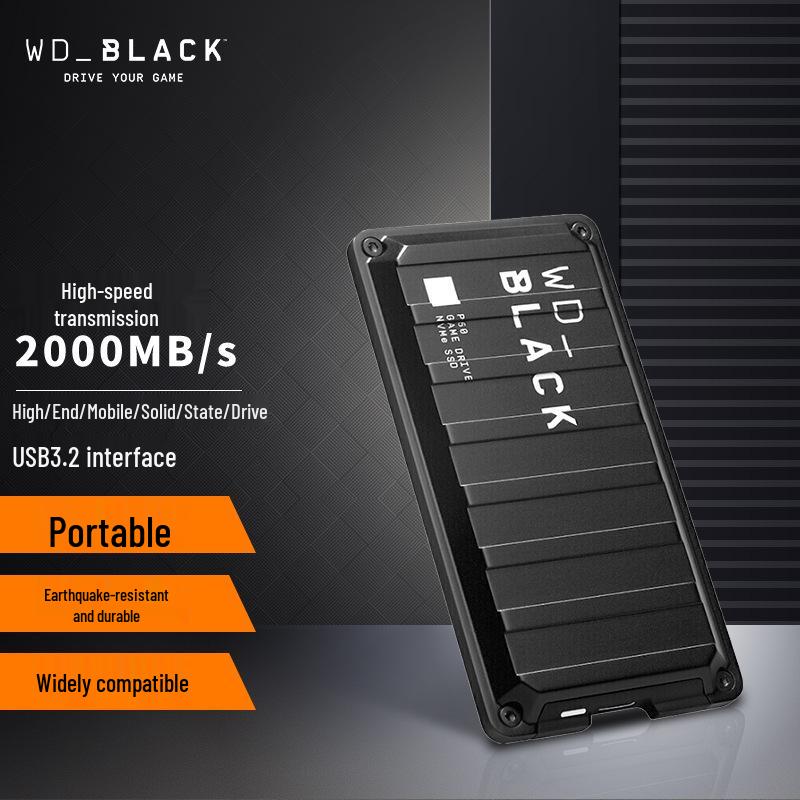 Western Digital BLACK P50 Portable SSD for PS4/XONE - Available in 500GB, 1TB, and 2TB.