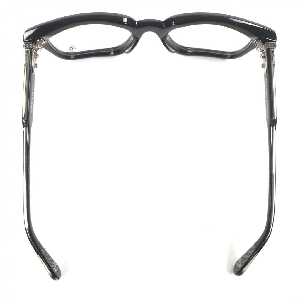 Tolle CHROME HEARTS Brille AMBIDEXTROUS CH Plus Wellington schwarz 925 Herren Gebraucht