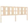 VidaXL Tête de lit 205,5x4x100 cm Bois massif de pin 818010