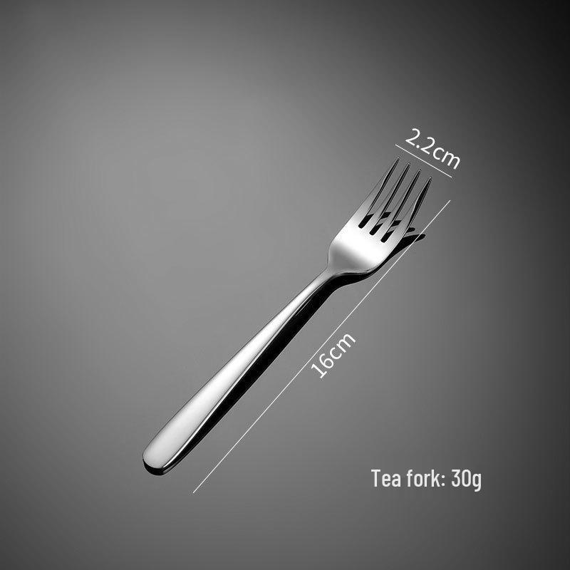 Elegant Series 304 Stainless Steel Cutlery Set - Knife, Fork, Spoon - Polished & Thickened for Hotels and Restaurants
