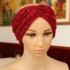 Hair Band Soft Wool Knitted Headband with Colorful Dots Velvet Lining Warm Breathable Elastic