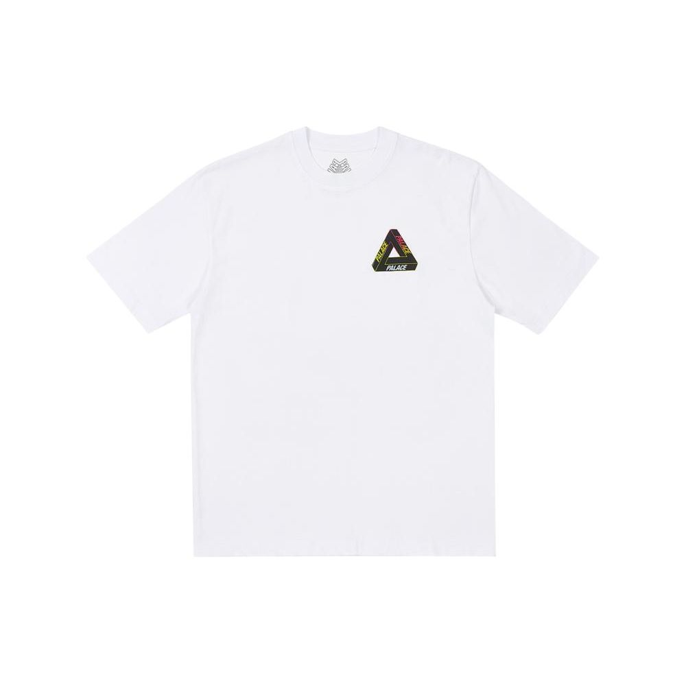 Palace Tri-Lottie T-Shirt White Unisex Tops P25TS297