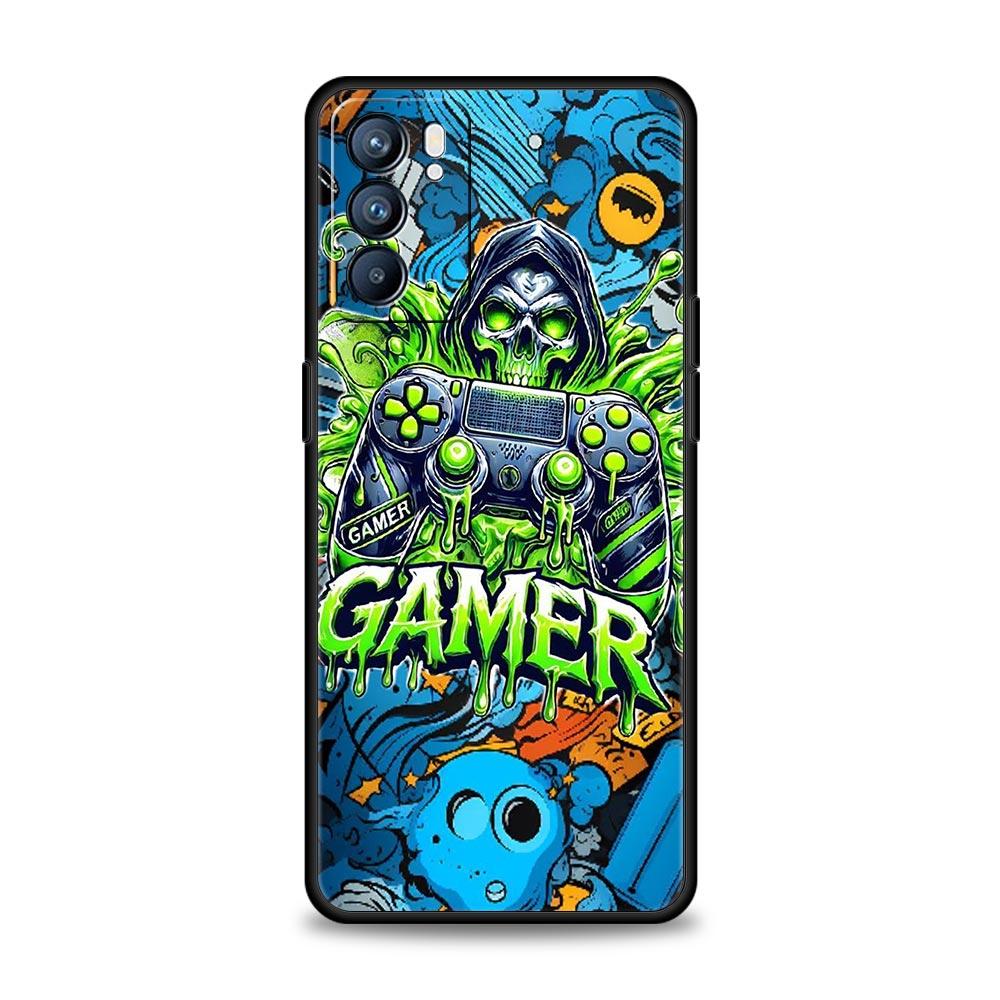 Technology Game Console Phone Case For Oppo Reno 13 12 11 10 7 F Find X5 X6 A98 A80 A79 A78 A57 A54 A31 A17 Pro Soft TPU Cover