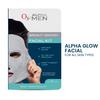 O3+ Alpha Men Bright Groom Facial Kit 54G Pack Of 1 for Hydrated, Glowing, Smooth Skin