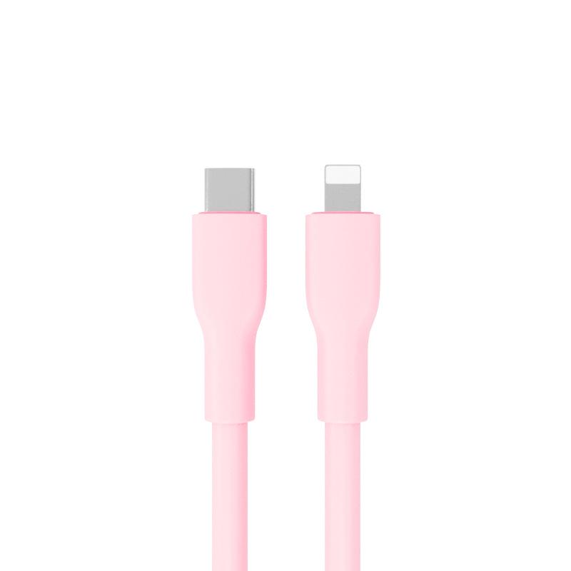 PD27W Liquid Silicone USB-C To Lightning Fast Charging Cable for Apple Phones