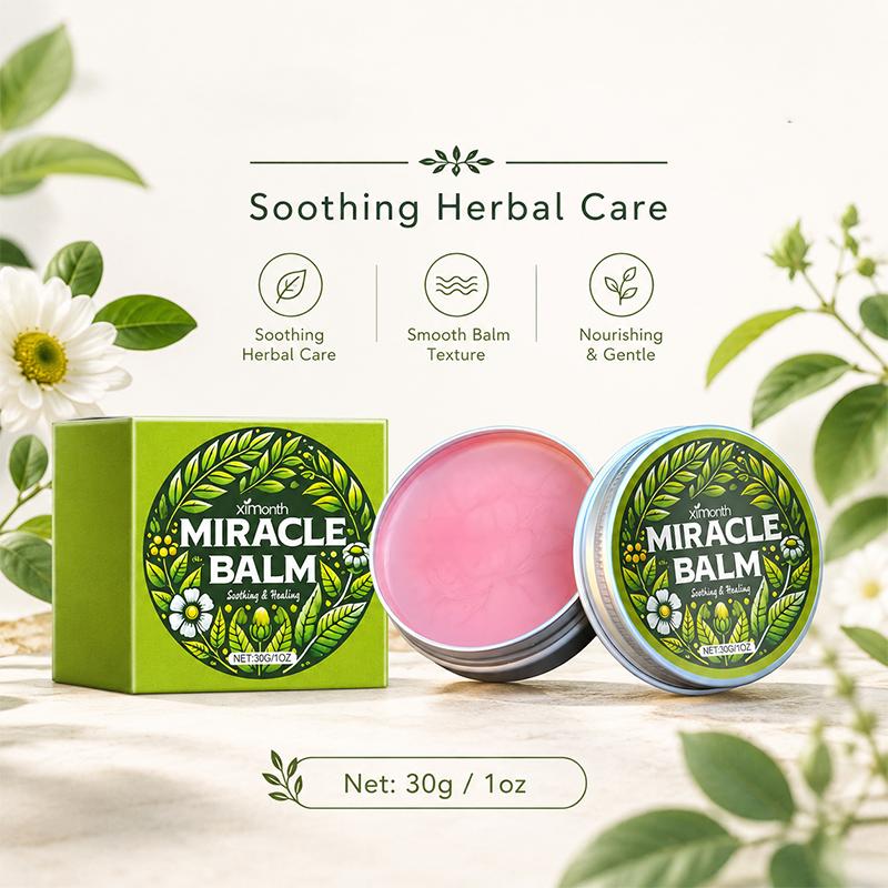 Miracle Balm Herbal Soothing Ointment Natural Plant Extract Skin Care Balm Portable Moisturizing Comfort Skin Repair Balm