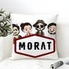 Rock Music M-Morat Band 4 Pillow Case Linen Pillow Case Sofa Home Decor Cushion Cover Cushion Cove