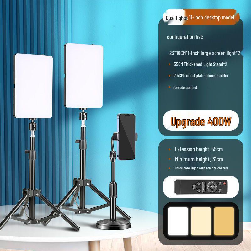 800W LED Soft Light Panel for Photography & Beauty Live Streams