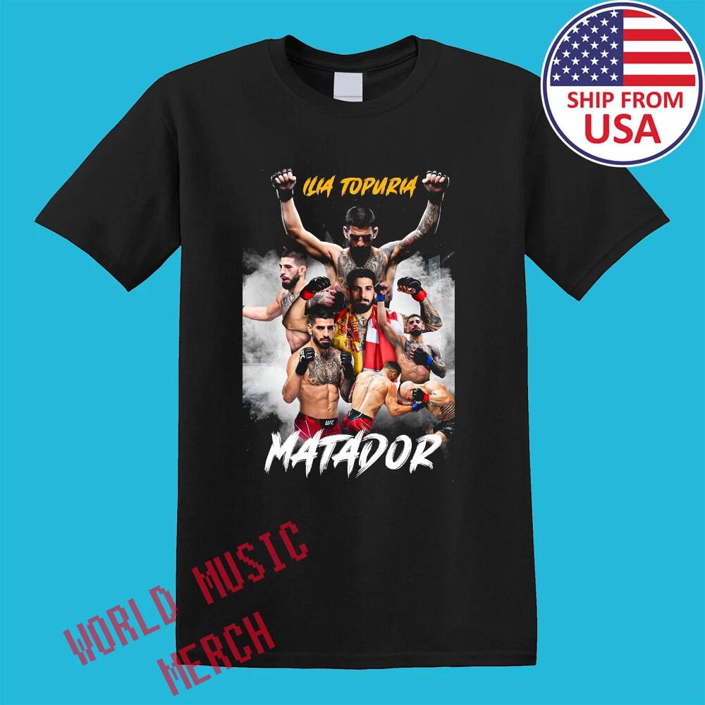 Илия Топурия El Matador Боец ММА Мужской Черный Размер S-5XL XL