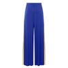 Womens Liturgical Dance Pants Metallic High Waist Elastic Waistband Wide Leg Loose Performance Trousers