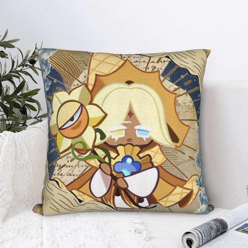 Decorative Pillowcase Cookie Run Kingdom Accessories Home  Throw Pillow Case Cover Square Multi-Size