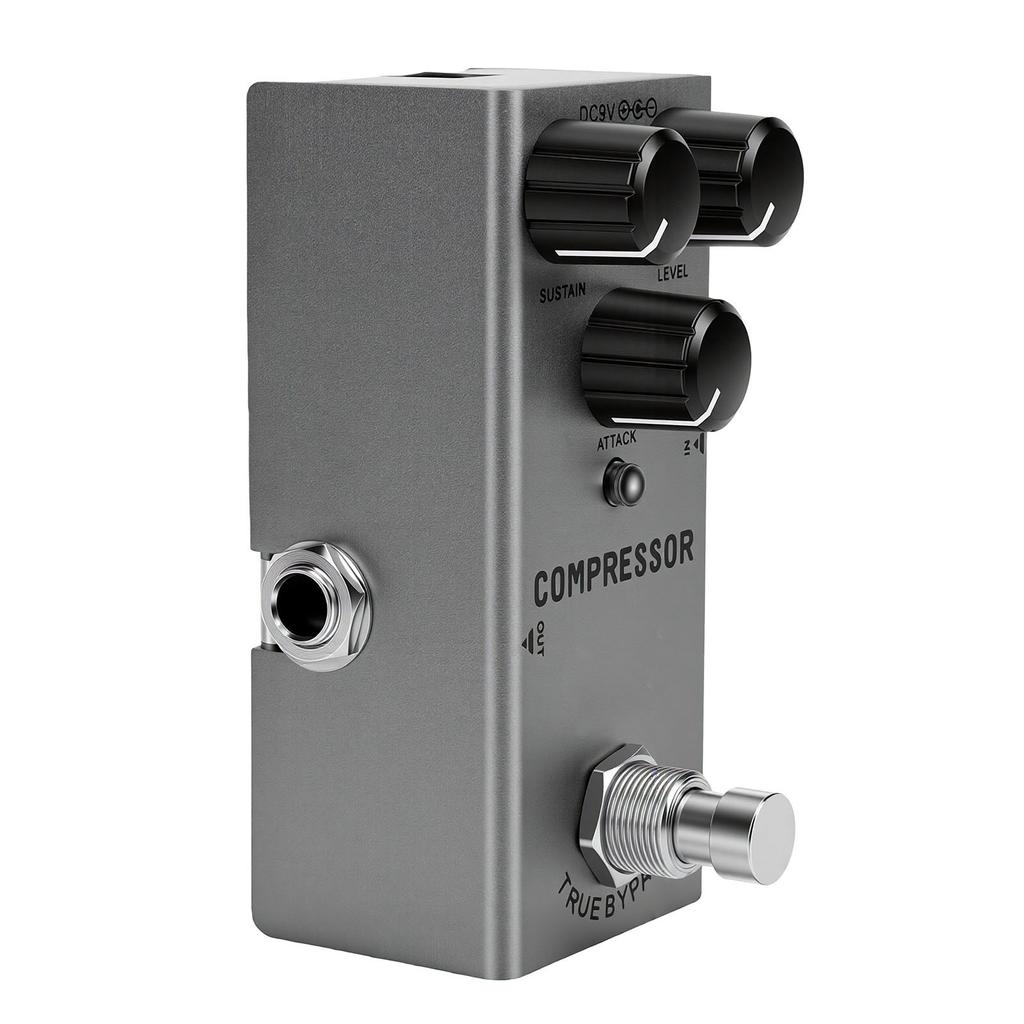 Guitar Compressor Pedal 3 Knobs Dual Mode True Bypass Smooth Dynamic Compressor Effect