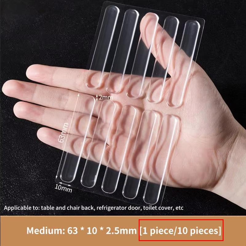 

Anti-collision Strip Wall Protector Door Stopper Silencer Silicone Self Adhesive Furniture Pads Crib Bumper Pads Refrigerator