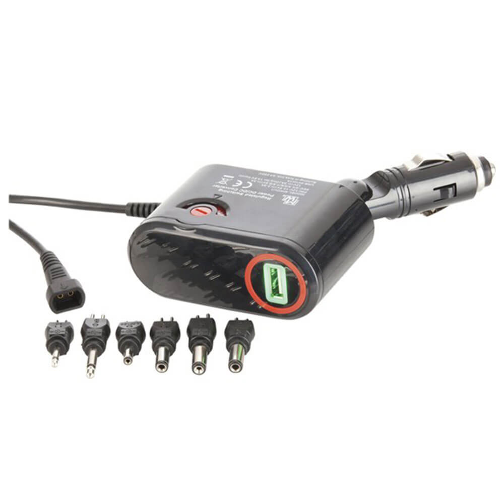 12VDC 3A Kfz-Netzteil mit USB-Steckdose