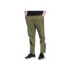Adidas Logo Print Side Stripe Straight-Leg Casual Pants Men Bottoms Army-Green HE5155