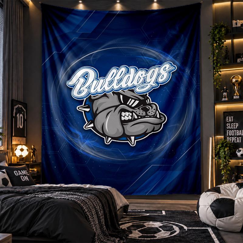 Wandbehang Wandteppich Canterbury-Bankstown Bulldogs Druckstoff für Wohnzimmer Schlafzimmer Heimdekoration