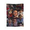 Soft House MD Dr Gregory House Throw Blanket Premium Flannel Fleece Lightweight Bed Blanket Cozy Fluffy Blankets All Season Use