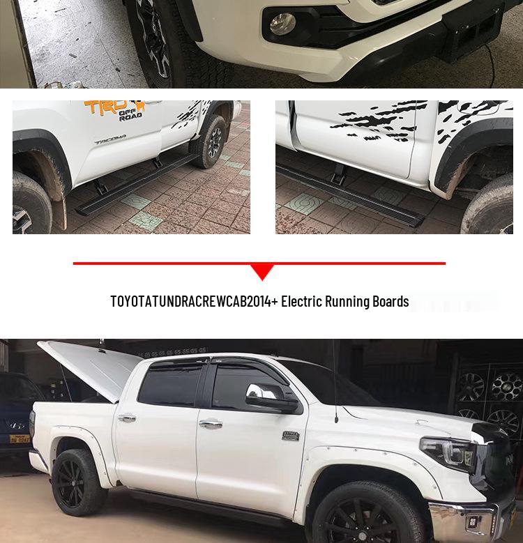 Electric Running Boards for Chevrolet, Raptor F150, Tundra, Hilux, Navara, Titan