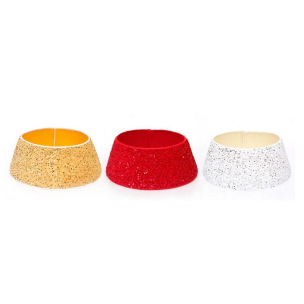 Retro Christmas Tree Skirts Sequin Xmas Tree Skirt Christmas Tree Surround Base  Christmas Decor