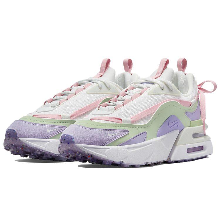 Nike Air Max Furyosal Vintage Textile, Synthetic Leather Cushioning Low top Air Cushion Casual Running Shoes DH0531-100