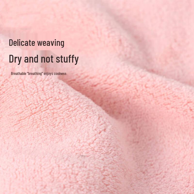 Women's Double Layer Quick-Dry Hair Wrap Towel - Super Absorbent, Cute, and Thickened Bath Cap