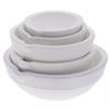 1Pcs High Temperature Quartz Dish Bowl High-density Gold Silver Metal Copper Cast Silica Melting Crucible White 100-750g