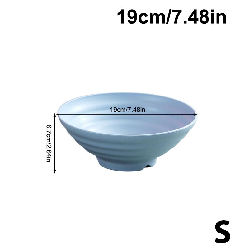 7-10inch Unbreakable Japanese Ramen Bowl Noodles Cereal Soup Salads Bowl Kitchen & Dining Tableware For Microwave And Dishwasher