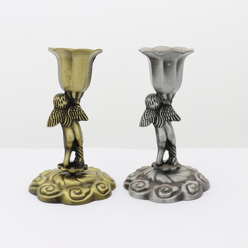 Hotel Retro Decoration Romantic Angel Candle Holder Home Crafts Decoration