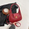 Simple Casual Fashionable Crossbody Tote Bag Vintage Half Moon Design Solid Color For Women Underarm Hobo Bag CLE