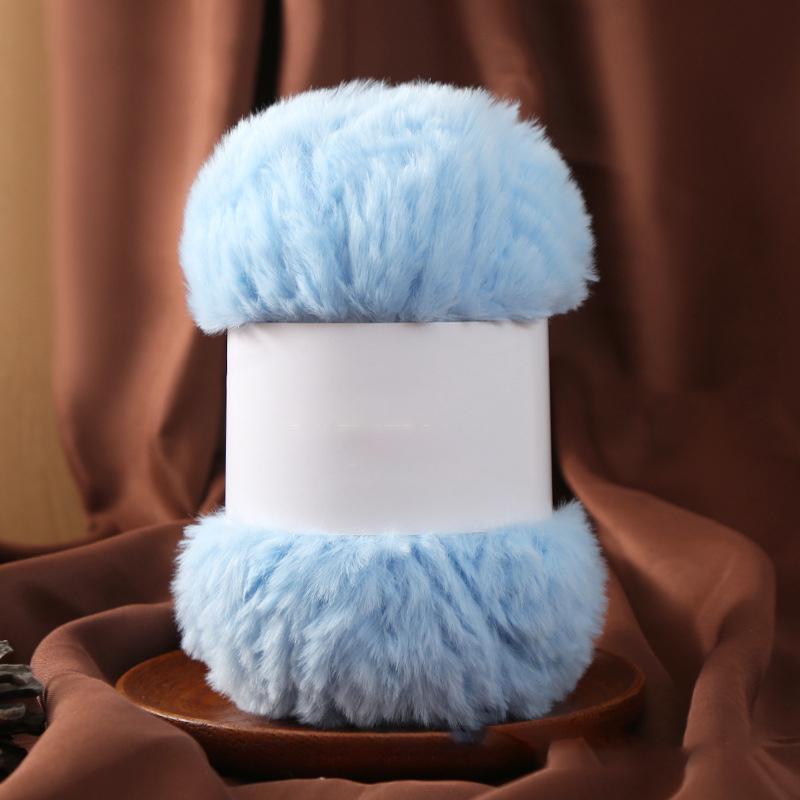 Wool Circle Solid Color Yarn Hand Woven Diy Scarf Hat Sweater Medium Thick Merino Wool Thread Soft And Comfortable Fluffy
