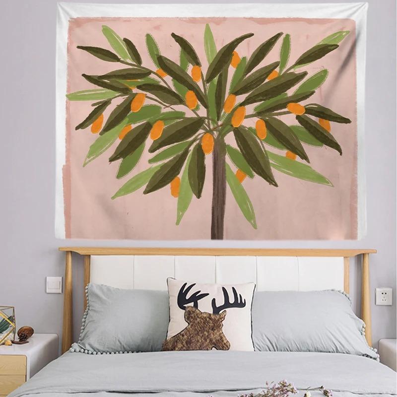 Böhmischer Stil Wohnen Illustration Dekorative Wandteppich Heim Wanddekoration Büro Wohnzimmer Wandteppich