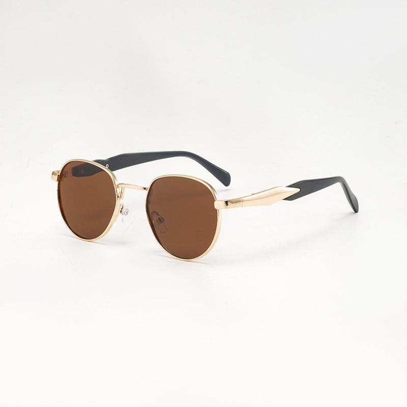 Non-polarized Vintage Round Sunglasses Women Men Ircular Sun Glasses Female Round  Eyewear for Male Female Eyeglasses