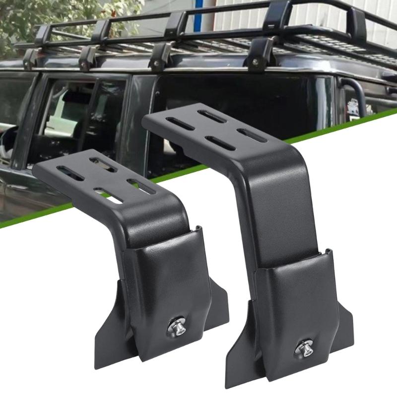 Abrazaderas de Techo para Canalones de Lluvia de Aluminio de Alta Resistencia para SUV Camión Rango de Altura 12-23 cm Ajuste Seguro No Requiere Herramienta