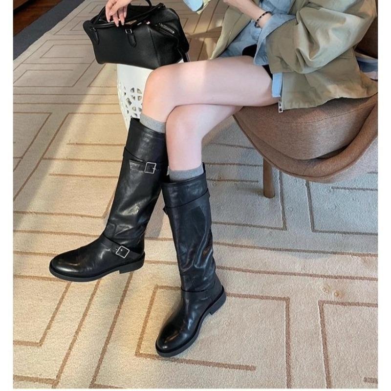 Pantofi pentru Femei Modă Cizme Cavaler Gotice Stil Nou Punk Cizme Motociclist Femei Pantofi de Designer Cizme Înalte până la Genunchi de Lux Zapatos