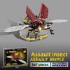 Combat Mechanical Beetle Dragonfly Scorpion Shark Assembly Building Toy Blocks