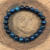 Natural Blue Star Tiger Eye Gemstone 8mm Round Beads Stretch Bracelet 7.5" Anniversary Gift For Her/Him RBB-53