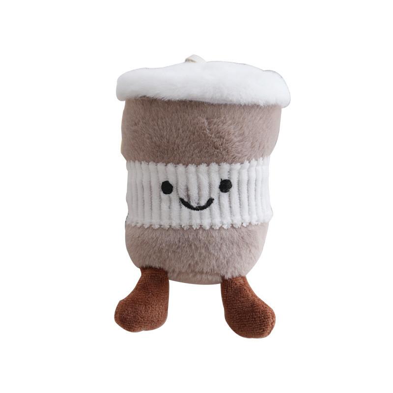 

Плюшевый брелок Милый мультяшный кулон в виде кофейной чашки для украшения сумки и подарка для девочек верблюд