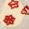 Christmas Cookie Cutters Stamp Xmas Tree Snowflake Pattern Biscuit Embosser Mould Cake Fondant Baking Decorating Tool