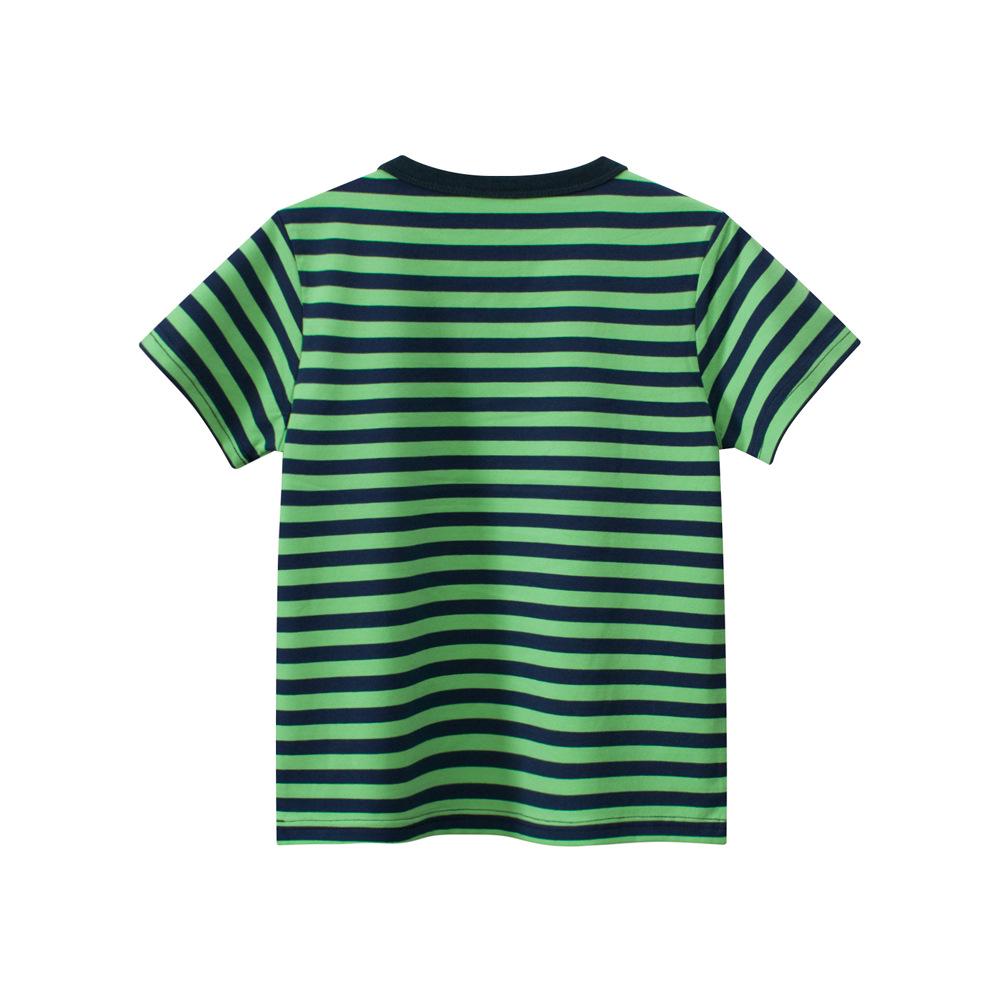 27kids Summer Striped Short Sleeve T-shirt for Children