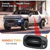 FAERSI Exterior Outside Door Handle Front Left Driver Side For 1999-2007 Chevy Silverado, Tahoe, Suburban, Avalanche, GMC Sierra, Yukon Denali,