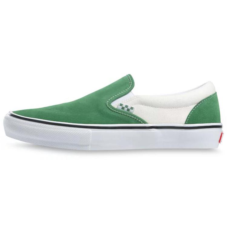 

Vans Slip on Turn Fur Splicing Low Top Casual Canvas Skate Shoes Unisex Retro Green VN0A5FCA3JD 42