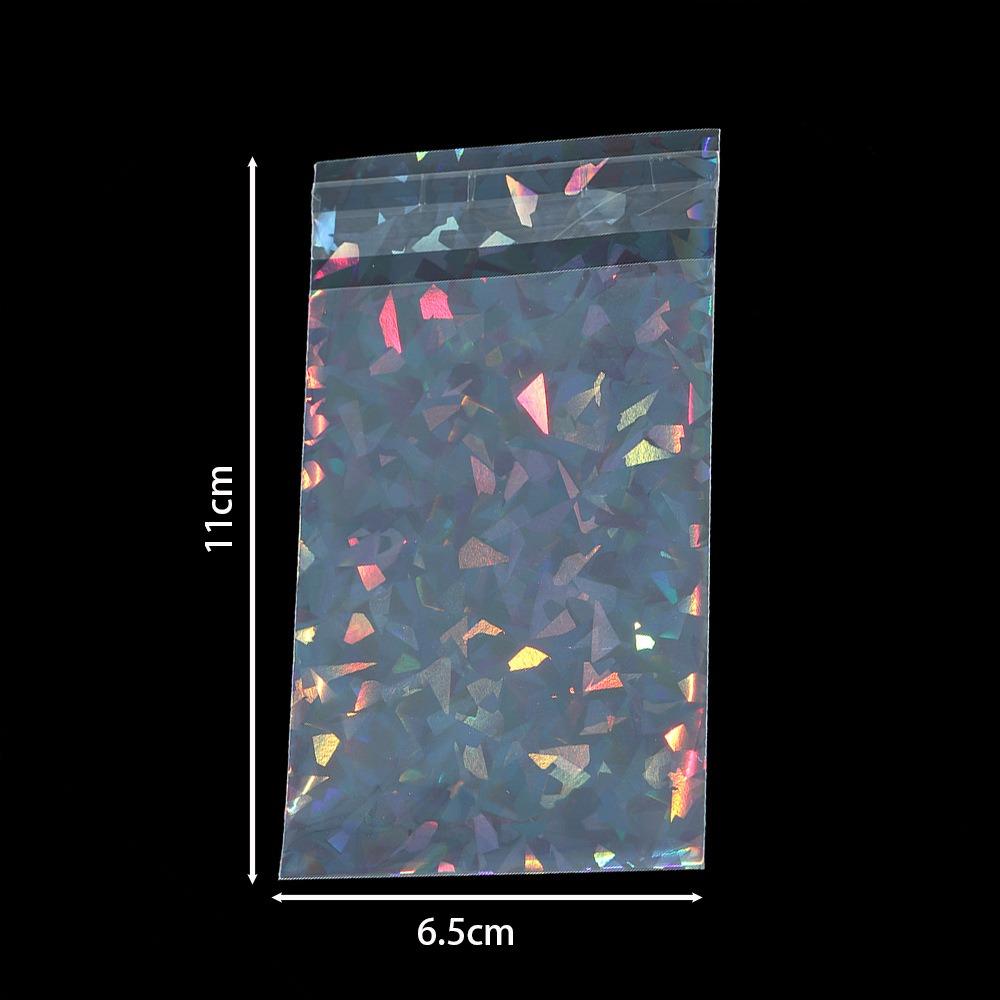 50 Stück Transparente Holografische Kartenhüllen Wasserdichter Sammelkarten-Schutz Sammler