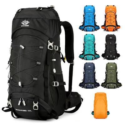 Outdoor-Sport Bergsteigen Tasche 60 Liter große Kapazität neue Rucksack Wandern Camping Rucksack