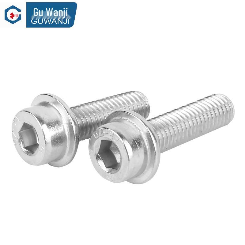 Guwanji 304 Stainless Steel Hex Flange Head Anti-slip Screws