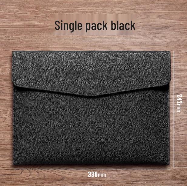 A4 Imitation Leather Waterproof Business File Bag & Receipt Folder