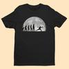 Evolution of The Sword Fencer T Shirt From Ape Through Prehistoric Man To Fencer Fencing In The Moonlight Graphic T Shirts Tees