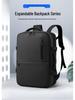 Men's Expandable Waterproof Double Shoulder Travel Backpack - Large Capacity & Multifunctional