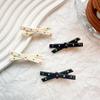 Polka Dot Crossbow Hair Clip for Girls - Trendy Side Bangs Clip