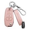 3 Buttons Oli Leather Car Remote Key Case Cover For Ford Figo 2017 Mondeo 5 Ecosport 2020 Fiesta Mk8 Everest Ranger