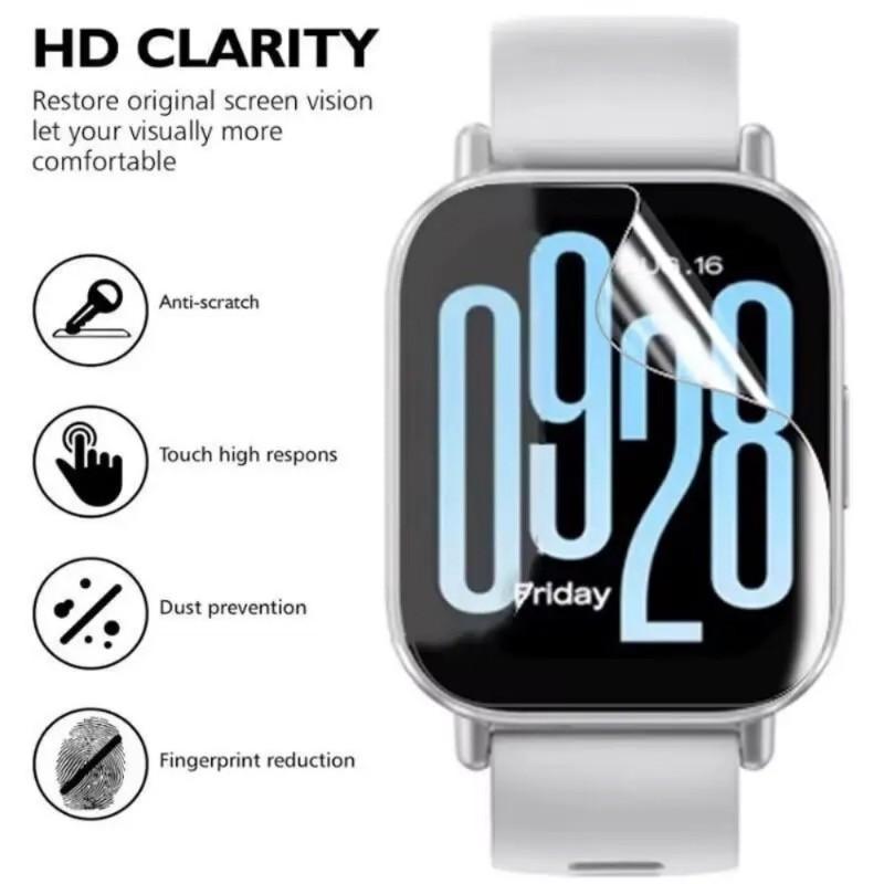 5PCS Hydrogel Film For Xiaomi Redmi Watch 3 4 5 Clear Protective Cover Screen Protector For Redmi Watch 5 4 3 2 Active Lite